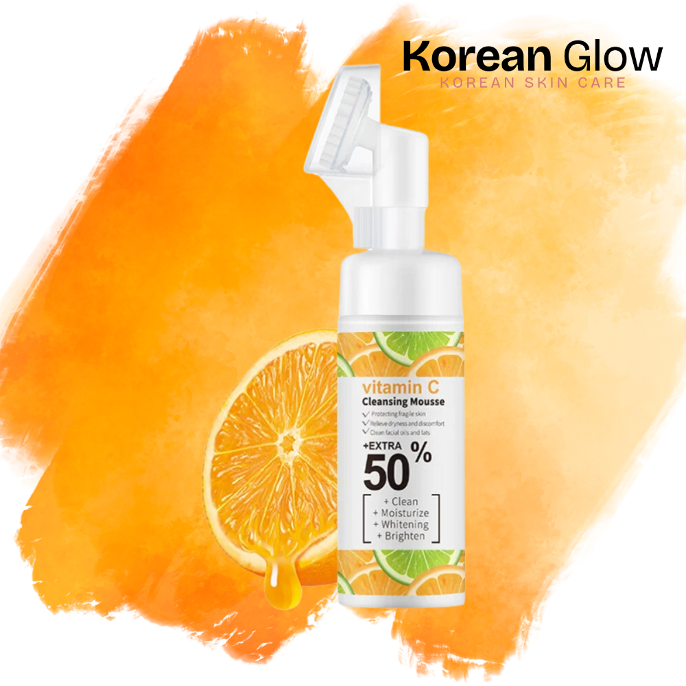 Mousse Nettoyante Visage A La Vitamine C